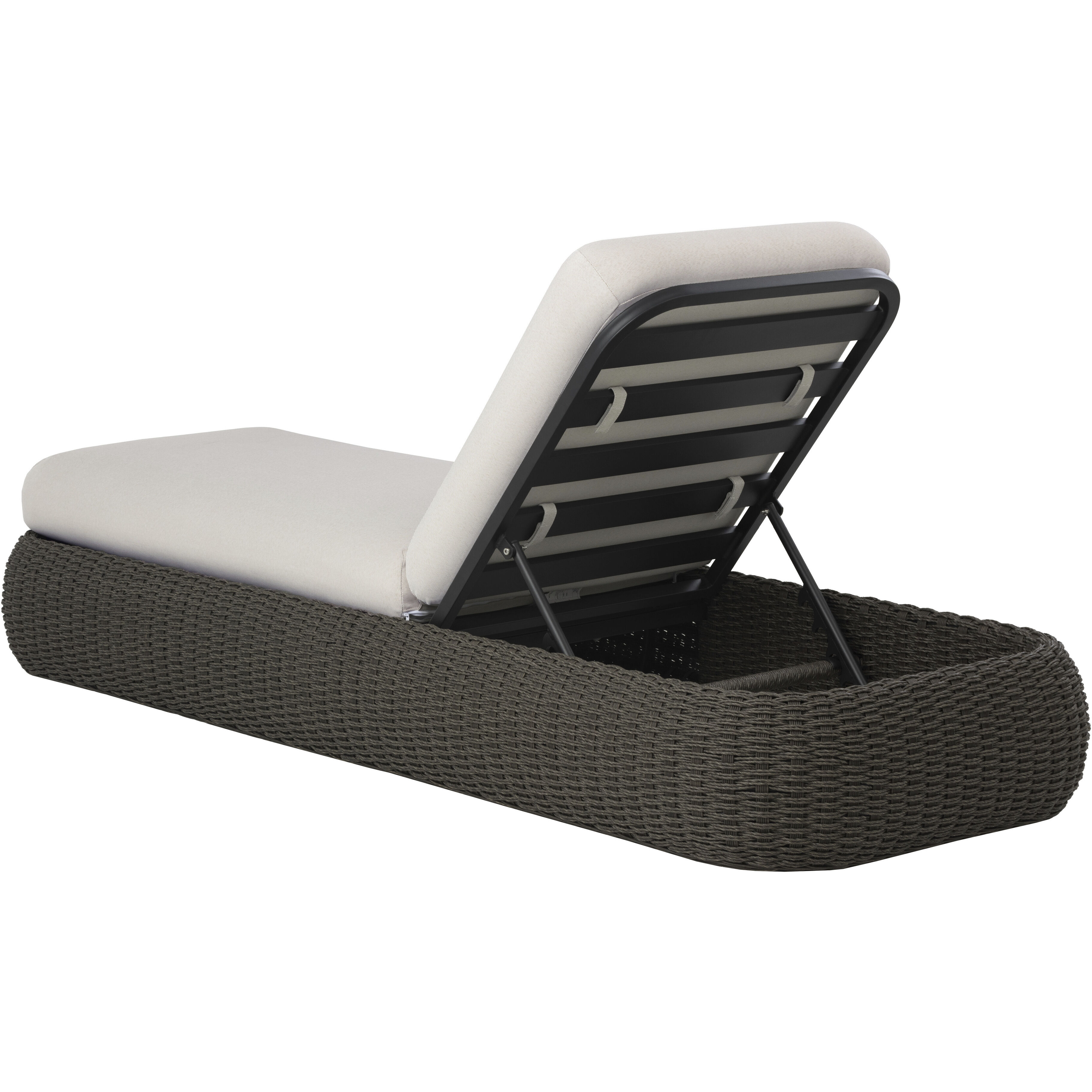 Barcelona Grey / Palazzo Cream Outdoor Lounger
